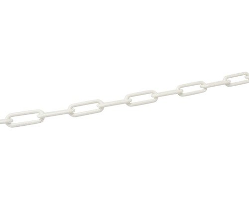 Pösamo Kunststoffkette weiß 6 mm 5 m Polyethylen