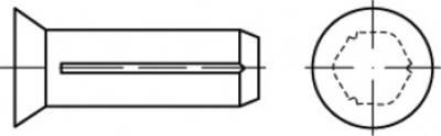 TOOLCRAFT TO-5386200 Senkkerbnägel (Ø x L) 3 mm x 10 mm Stahl 500 St.
