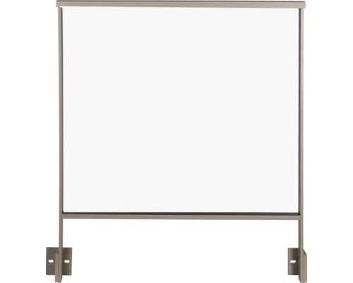 Pertura Geländer-Komplettset Triton taupe für Füllungen, Seitenmontage 1000 cm