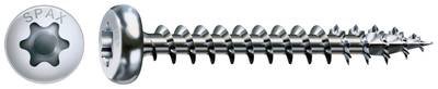 SPAX Universalschraube Holzschraube WIROX Vollgewinde Halbrundkopf T-STAR plus 4CUT-Spitze 5 x 25mm - 500 Stück