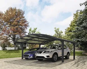 Doppelcarport CANOPIA by Palram Arizona Wave 6x5 578 x 495 cm anthrazit