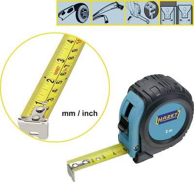 Hazet 2154N-2 2154N-2 Maßband 2 m Stahl