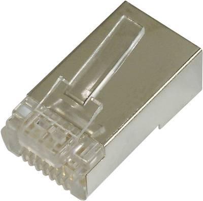 Digitus AK-219603 CAT 6 RJ45 Modular-Stecker, geschirmt, AK-219603 Stecker, gerade Polzahl Sensoren 8P8C 1 St.