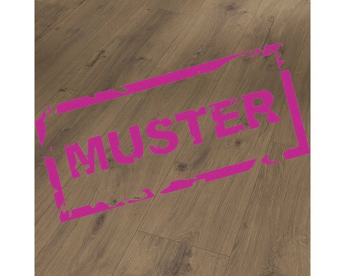 Handmuster zu Designboden Modular ONE Eiche Spirit geräuchert Landhausdiele Klickverbindung 1285 x 194 x 8,0 mm