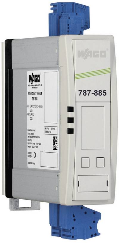 WAGO 787-885 Hutschienen-Redundanz-Modul (DIN-Rail) 40 A Anzahl Ausgänge: 1 x
