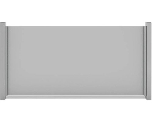 Vorgartenzaun GroJa Premo HPL 180 x 90 cm grau