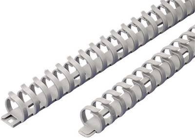 TRU COMPONENTS 1593220 TC-FDR20203 Kabelbündelhalter 20 mm (max) Grau 1 St.