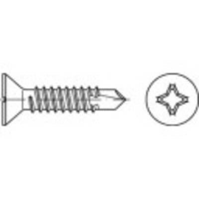 TOOLCRAFT 141508 Bohrschraube 4.2 mm 50 mm Kreuzschlitz Phillips DIN 7504 Stahl galvanisch verzinkt 500 St.