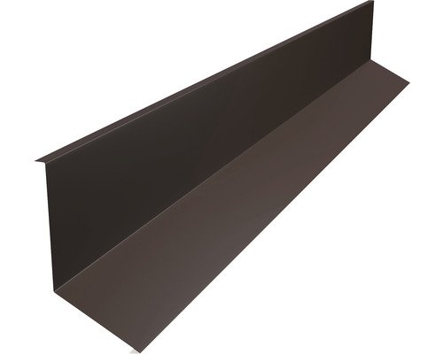 PRECIT Kappleiste für Click Stripes Trapez Schokoladenbraun RAL 8017 2000 mm x 80 mm x 100 mm