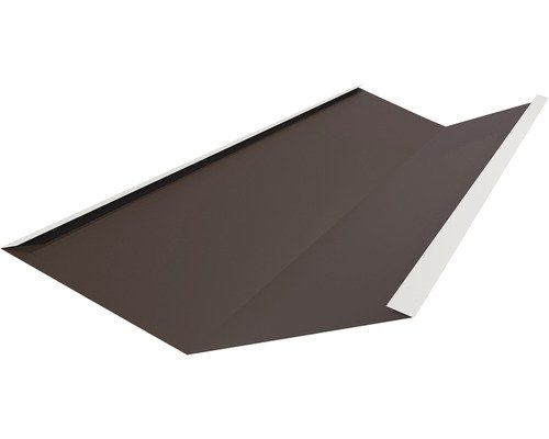 PRECIT Kehlrinne für Click Stripes Trapez Schokoladenbraun RAL 8017 2000 mm x 540 mm x 100 mm