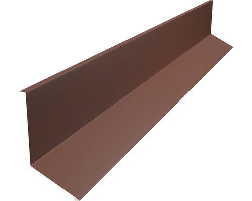 PRECIT Kappleiste für Click Stripes Trapez Oxidrot RAL 3009 2000 mm x 80 mm x 100 mm