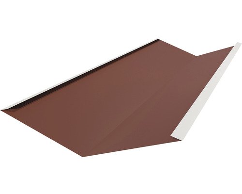PRECIT Kehlrinne für Click Stripes Trapez Oxidrot RAL 3009 2000 mm x 540 mm x 100 mm