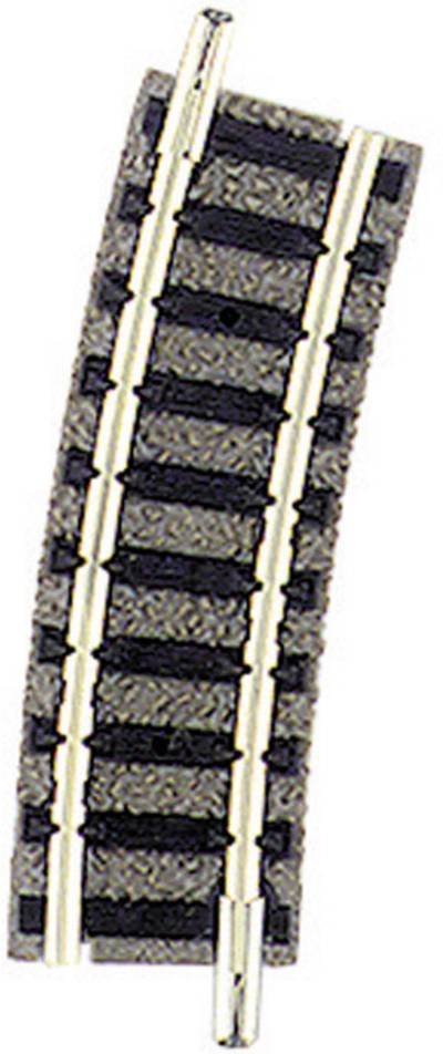 9122 N Fleischmann piccolo (mit Bettung) Gebogenes Gleis 15 ° 192 mm 1 St.