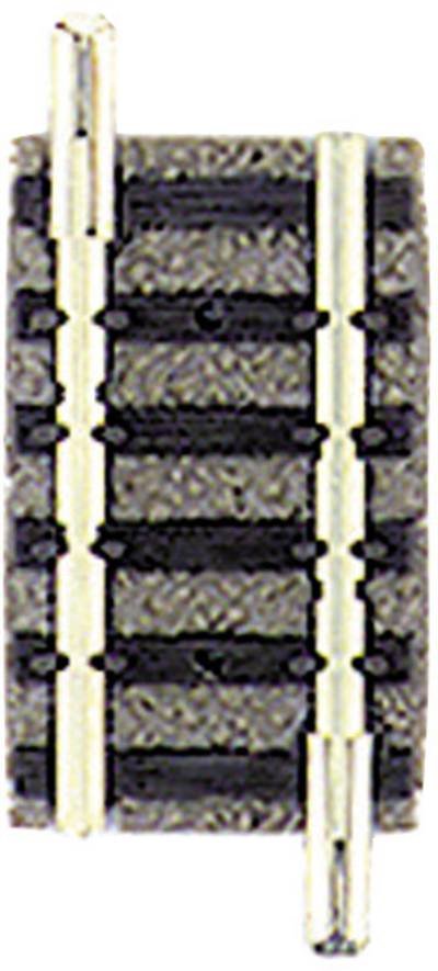 9104 N Fleischmann piccolo (mit Bettung) Gerades Gleis 27.75 mm 1 St.