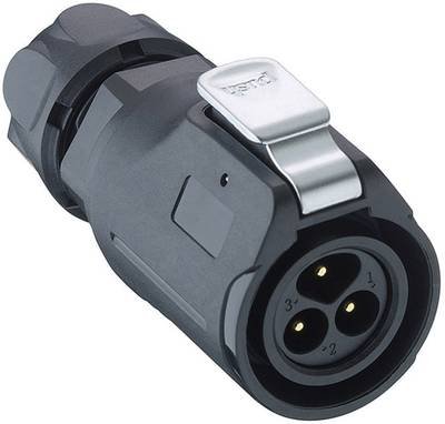Lutronic 0251 03 Rundsteckverbinder Stecker, gerade Gesamtpolzahl: 3 1 St.