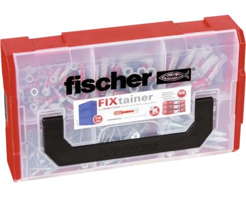 fischer Allzweck-Dübelset mit Schrauben 210-tlg