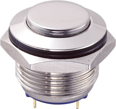 TRU COMPONENTS 701829 GQ16H-10/J/N Vandalismusgeschützter Drucktaster 48 V/DC 2 A 1 x Aus/(Ein) tastend 1 St.