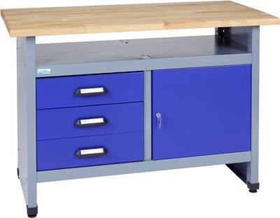 Küpper 12087 Werkbank (B x H x T) 1200 x 840 x 600 mm Blau, Silber