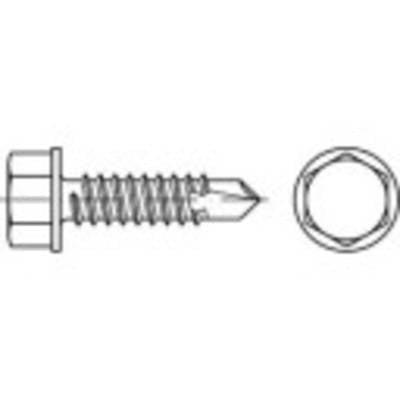 TOOLCRAFT 141332 Bohrschraube 3.5 mm 16 mm Außensechskant DIN 7504 Stahl galvanisch verzinkt 1000 St.