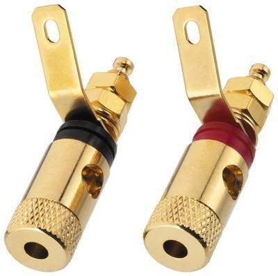 Monacor LS-Klemmen BP-260G 1 Paar