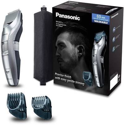 Panasonic neu Haarschneider abwaschbar Silber