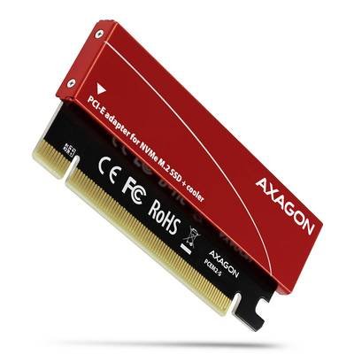 AXAGON PCEM2-S PCIe-3.0-x16-Adapter Festplatten-Kühler