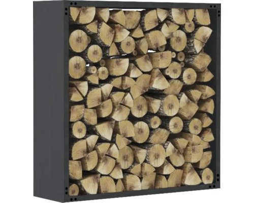 Kaminholzunterstand 150x150x35 cm anthrazit