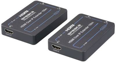 SpeaKa Professional SP-HDE-301 HDMI® HDMI over IP Extender über Netzwerkkabel RJ45 150 m