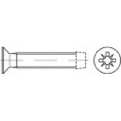 TOOLCRAFT 141204 Gewindefurchende Schrauben M6 20 mm Kreuzschlitz Pozidriv DIN 7500 Stahl galvanisch verzinkt 500 St.