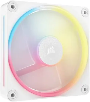 Corsair LX120-R RGB iC PC-Gehäuse-Lüfter Weiß (B x H x T) 120 x 120 x 20 mm