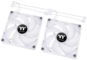 Thermaltake CL-F154-PL14SW-A PC-Gehäuse-Lüfter Weiß, Transparent, RGB (B x H x T) 140 x 140 x 25 mm