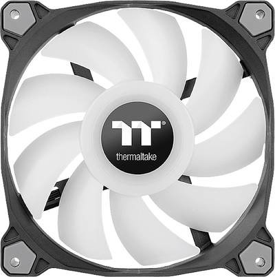 Thermaltake CL-F116-PL14SW-A PC-Gehäuse-Lüfter Schwarz (B x H x T) 190 x 56 x 143 mm inkl. LED-Beleuchtung, inkl. RGB-Be