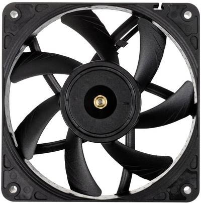 Noctua NF-A12x15 PWM chromax.black.swap PC-Gehäuse-Lüfter Schwarz (B x H x T) 120 x 120 x 15 mm