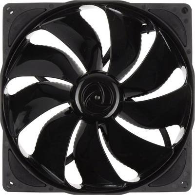 NoiseBlocker NB-eLoop B14-PS Black Edition PC-Gehäuse-Lüfter Schwarz (B x H x T) 140 x 140 x 29 mm