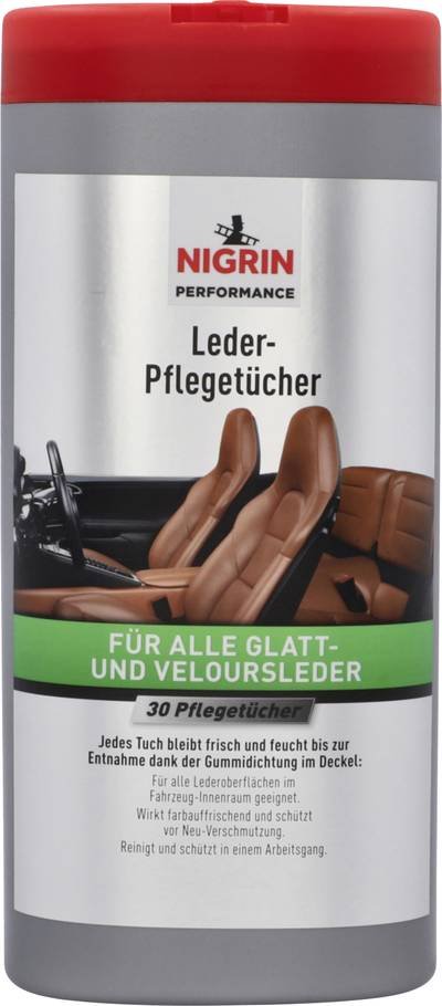 NIGRIN 687754 Lederpflegetücher 30 St.