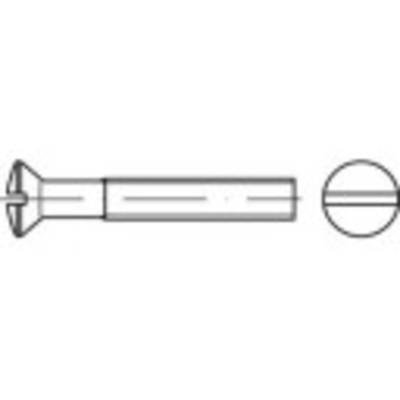 TOOLCRAFT TO-5384442 Linsensenkschrauben M5 50 mm Schlitz DIN 964 Stahl galvanisch verzinkt 200 St.