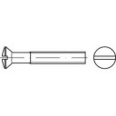TOOLCRAFT TO-5384436 Linsensenkschrauben M5 35 mm Schlitz DIN 964 Stahl galvanisch verzinkt 200 St.