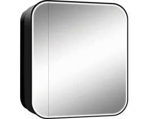 DSK LED-Spiegelschrank Black Grafito BxHxT 60 x 70 x 8.7 cm schwarz