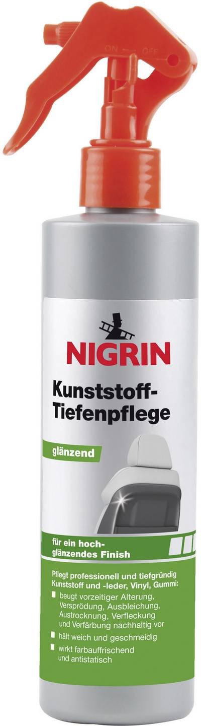 NIGRIN 74016 Kunststofftiefenpfleger glänzend 300 ml