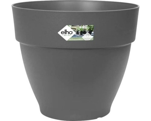 Pflanztopf Elho Vibia Campana Kunststoff Ø 47 cm H 40 cm anthrazit