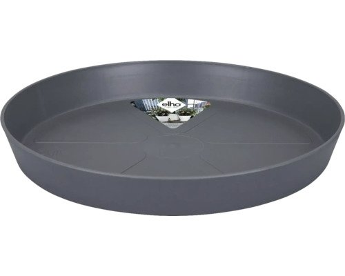 Blumentopf Untersetzer Elho Loft urban Kunststoff Ø 34 cm H 4,4 cm anthrazit