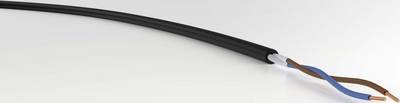 VER H05RR-F 2x0,75 Ri.100 Energieleitung H05RR-F 2 x 0.75 mm² Schwarz 100 m