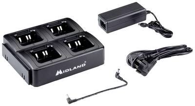 Midland Tischlader 4fach Standlader für G13, G10 Pro, CA-G13 C1541.01