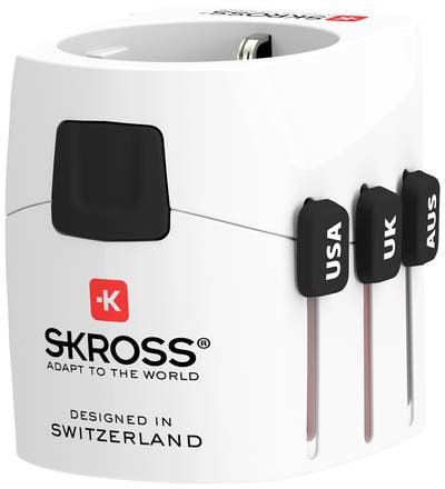 Skross 1103165 Reiseadapter Pro Light World