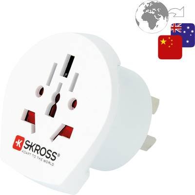 Skross 1.500222-E Reiseadapter World to Austarlia/China