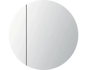 DSK LED-Spiegelschrank Silver Style BxHxT 80 x 80 x 8.9 cm alufarben