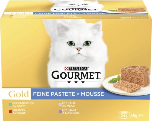 Gourmet Gold Pastete Flesich 24x85 g