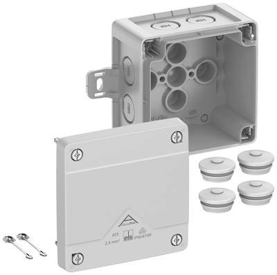 Spelsberg 40240101 Abzweigkasten (L x B x H) 92 x 92 x 60 mm Grau IP66, IP67, IP69 1 St.