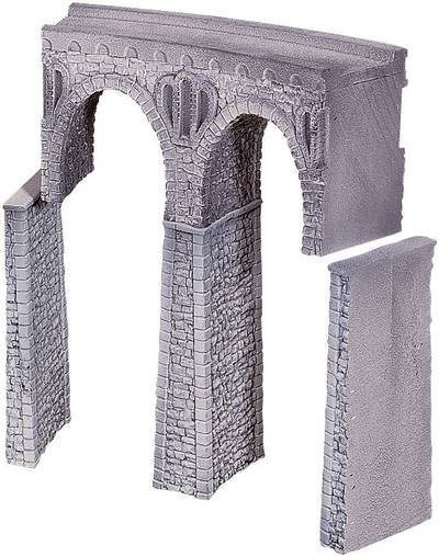 NOCH 58664 H0 Bruchstein-Viadukt 1gleisig Universell (B x H) 44 mm x 245 mm