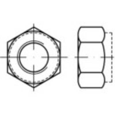 TOOLCRAFT 139781 Sicherungsmuttern M12 DIN 6924 Stahl galvanisch verzinkt 100 St.